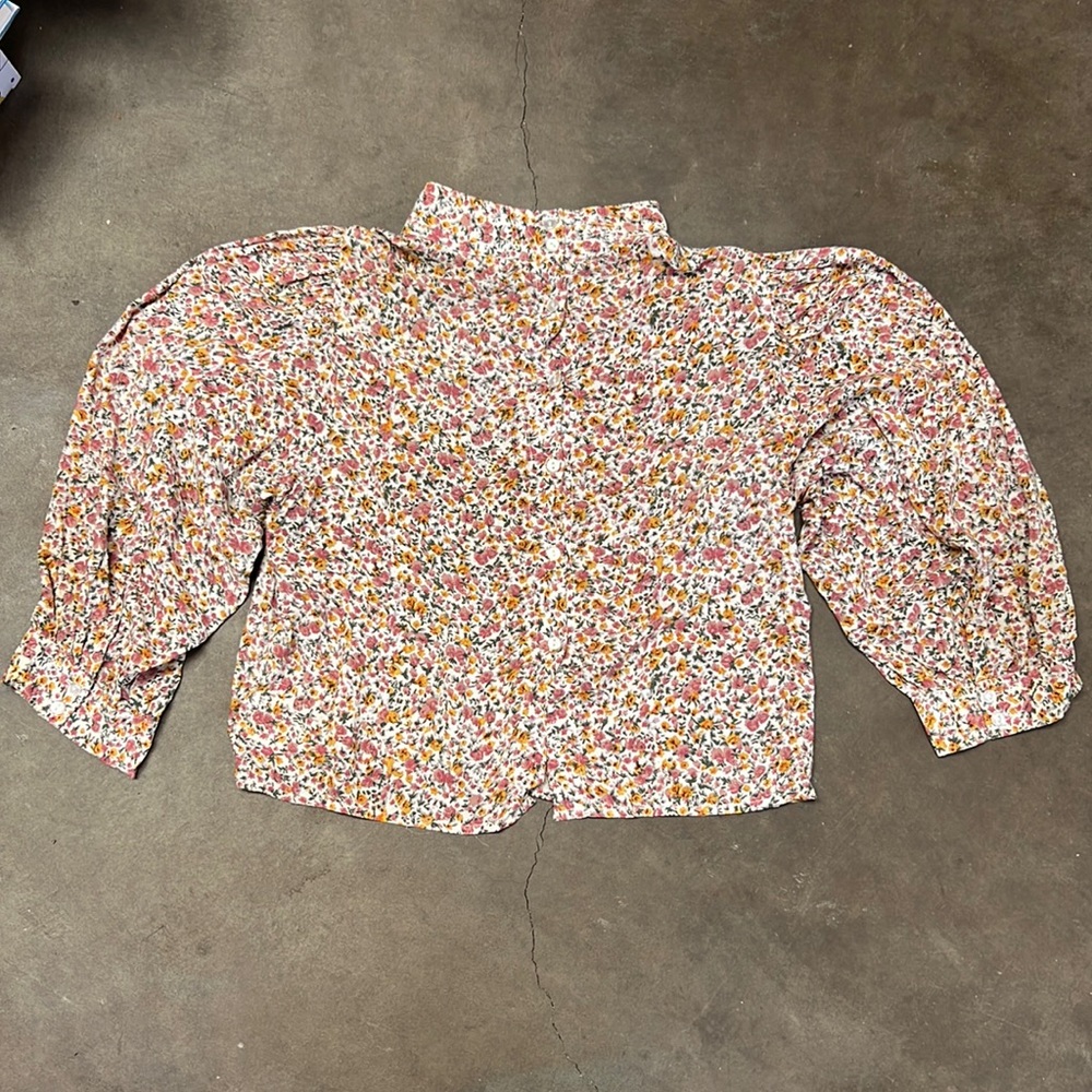 Rolla’s floral blouse